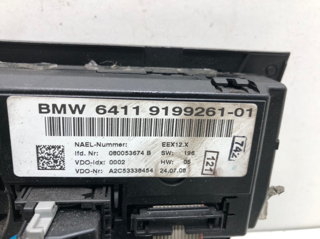 Блок управления печки/климат-контроля для BMW 3 E90/E91/E92/E93, 2009 г. 2.0 i бензин б/у — фото 5