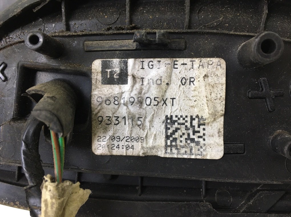Зеркало наружное левое для Citroen C4 Grand Picasso, 2009 г. 1.6 HDi дизель б/у — фото 6