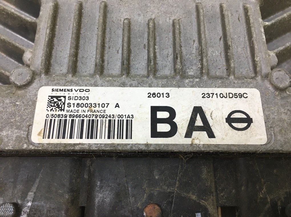 Блок управления двигателем для Nissan Qashqai, 2009 г. 1.5 DCi дизель б/у — фото 5