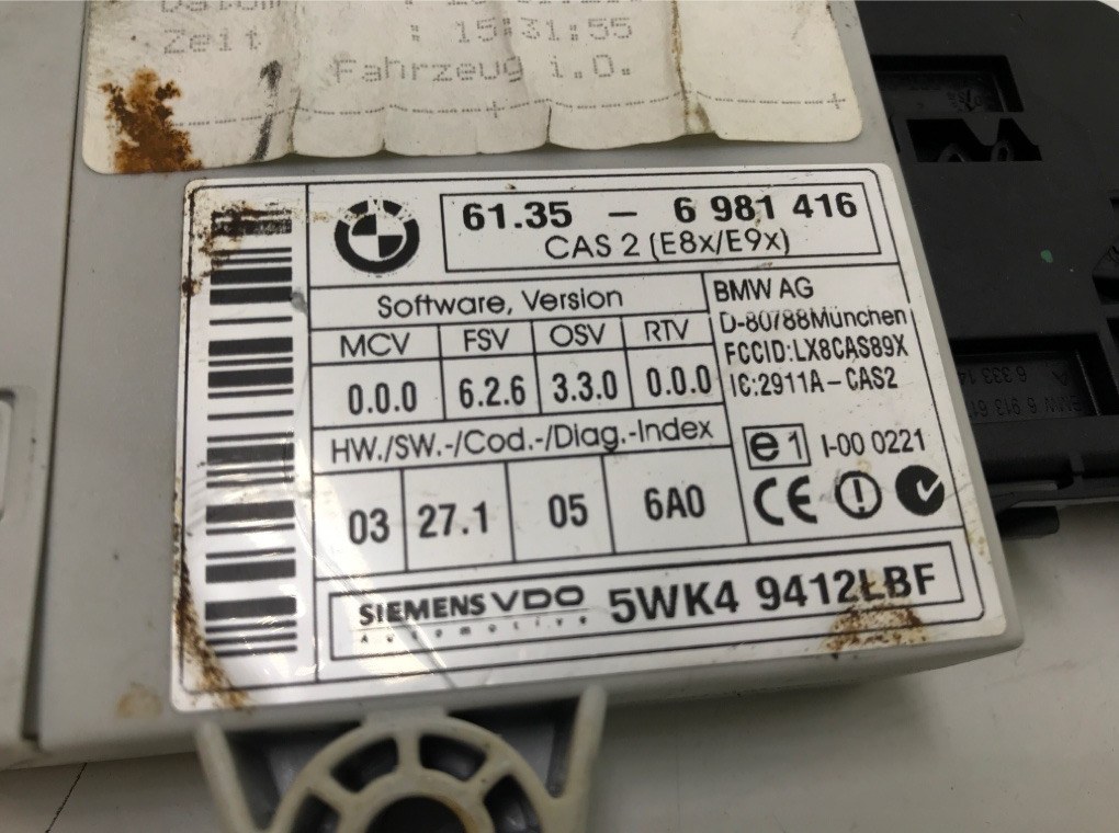 Замок зажигания для BMW 5 E60/E61, 2006 г. 2.5 i бензин б/у — фото 6