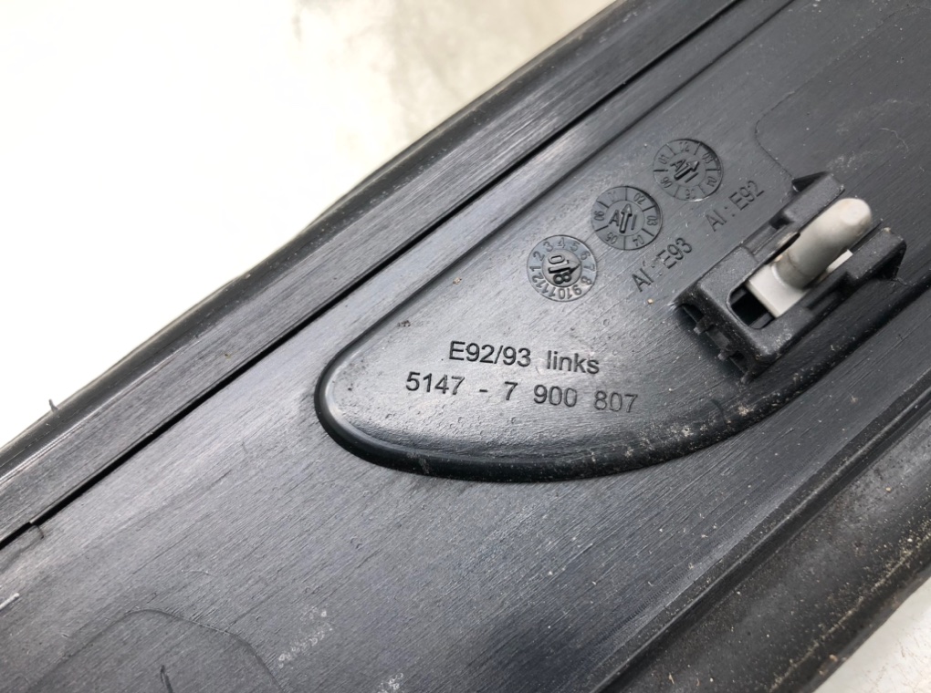 Накладка на порог для BMW 3 E90/E91/E92/E93, 2009 г. 2.0 i бензин б/у — фото 7