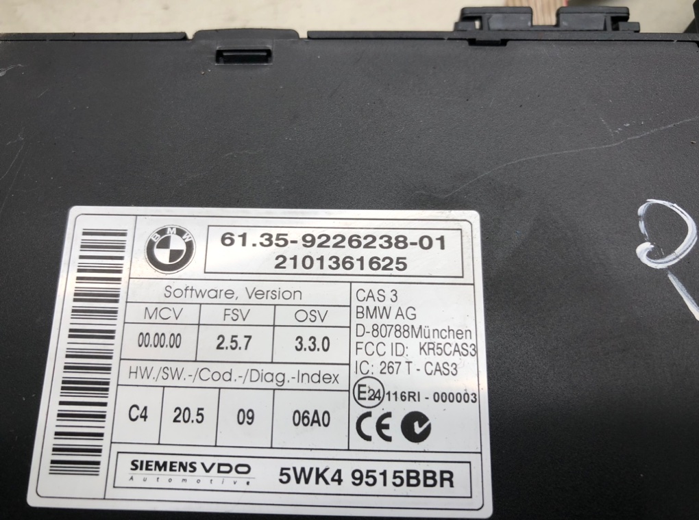 Замок зажигания для BMW 1 E87/E81/E82/E88, 2010 г. 2.0 TD дизель б/у — фото 4