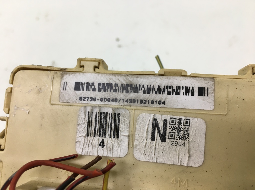 Блок предохранителей для Toyota Yaris, 2004 г. 1.0 i бензин б/у — фото 5
