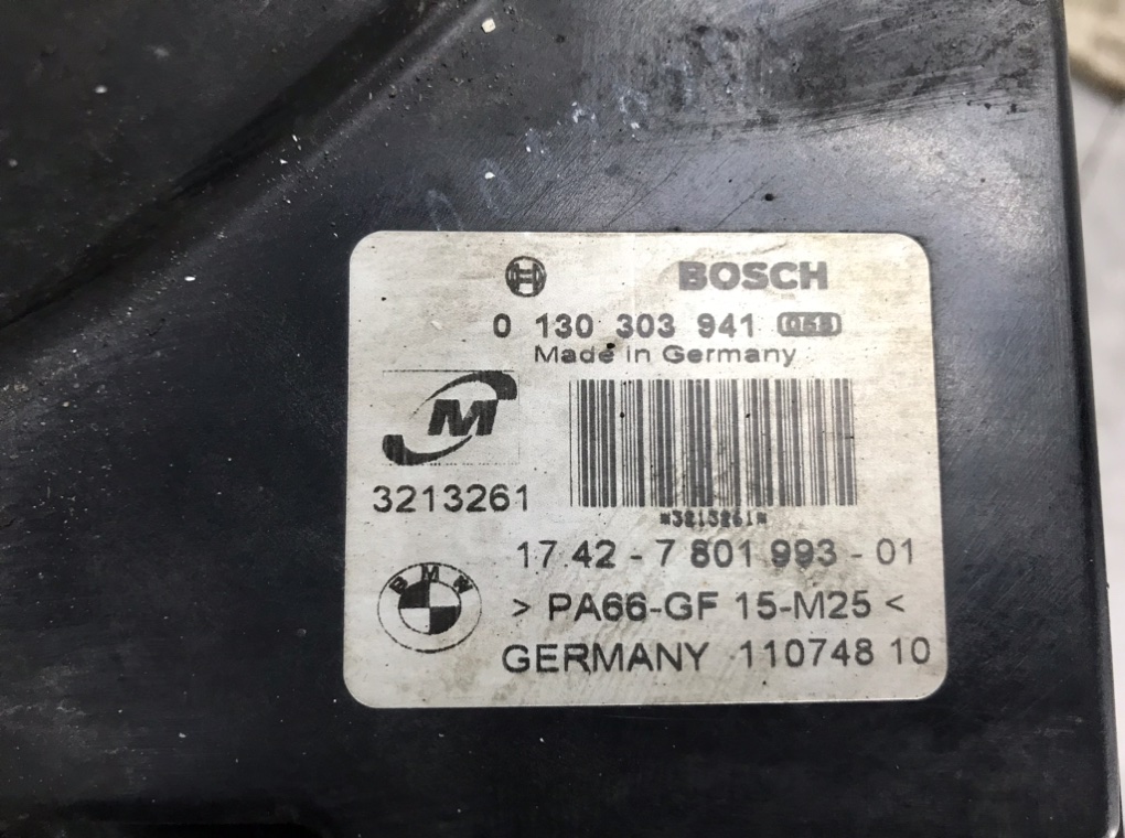 Вентилятор радиатора для BMW 3 E90/E91/E92/E93, 2010 г. 2.0 TD дизель б/у — фото 6