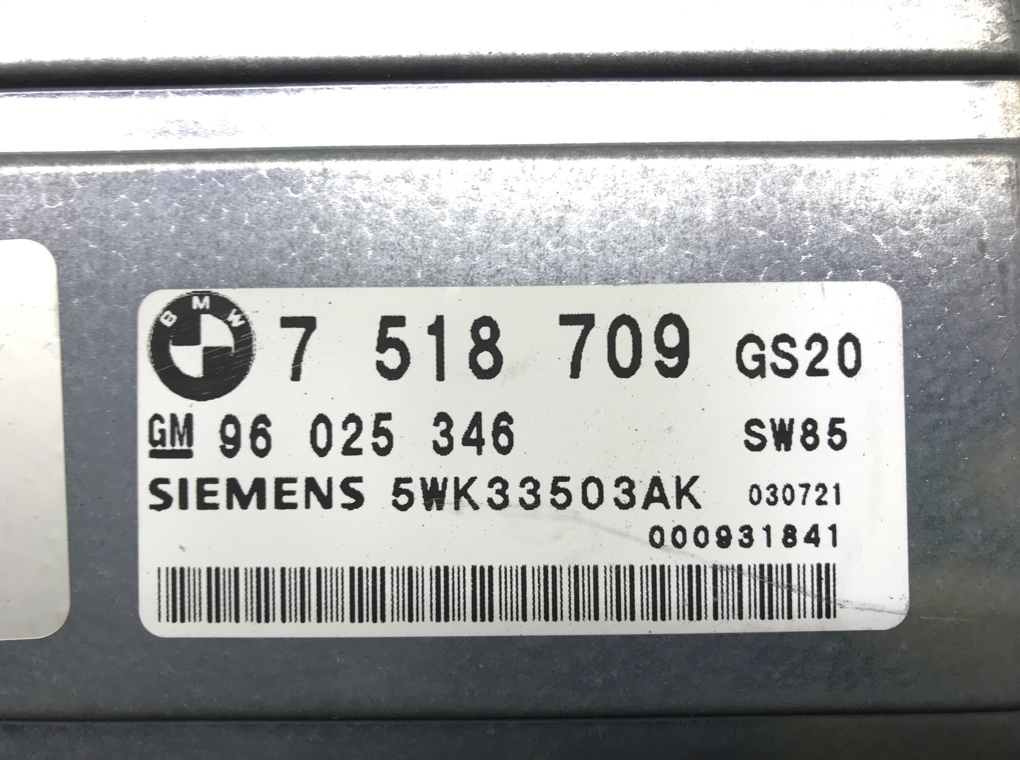 Блок управления АКПП для BMW X5 E53, 2003 г. 3.0 TD дизель б/у — фото 5
