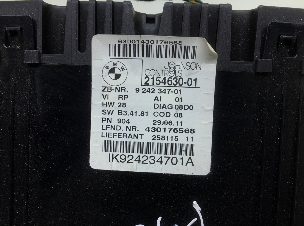 Щиток приборов (приборная панель) для BMW 3 E90/E91/E92/E93, 2011 г. 2.0 TD дизель б/у — фото 5