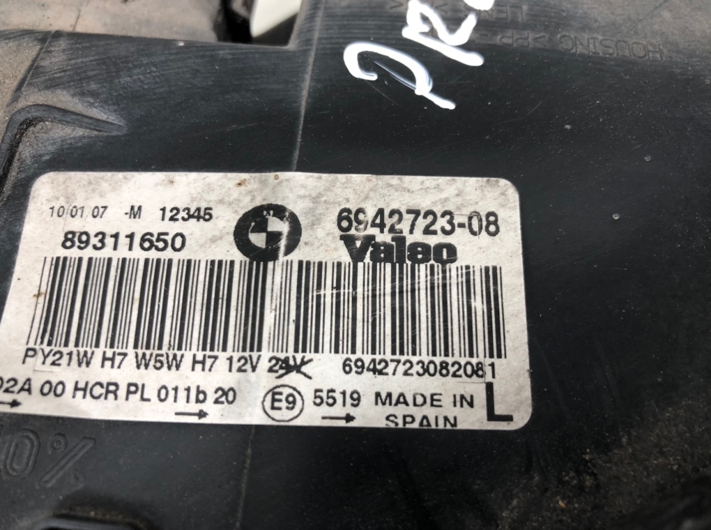 Фара левая для BMW 3 E90/E91/E92/E93, 2007 г. 2.0 TD дизель б/у — фото 7