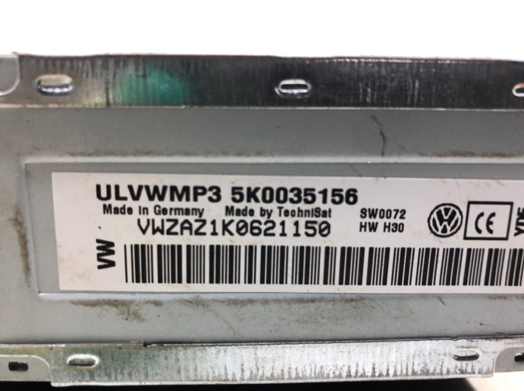 Магнитола для Volkswagen Golf, 2010 г. 1.4 TSI бензин б/у — фото 7