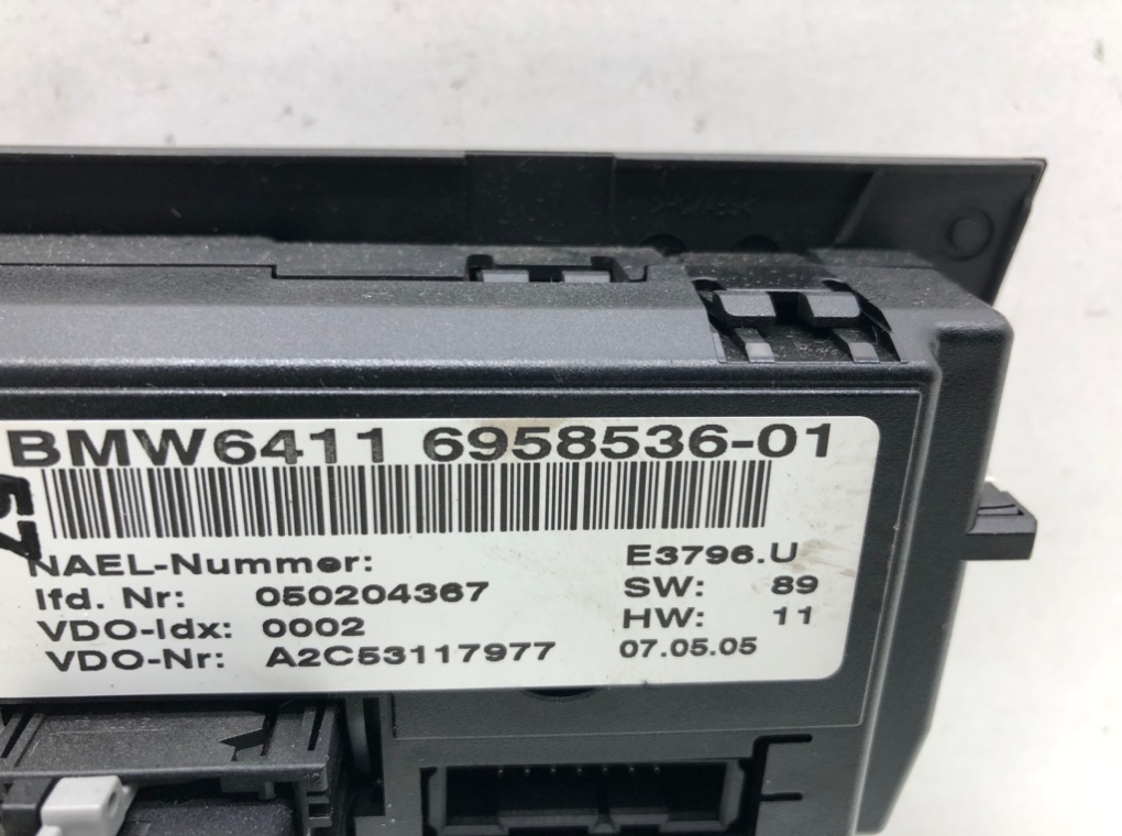 Блок управления печки/климат-контроля для BMW 3 E90/E91/E92/E93, 2005 г. 2.0 i бензин б/у — фото 5