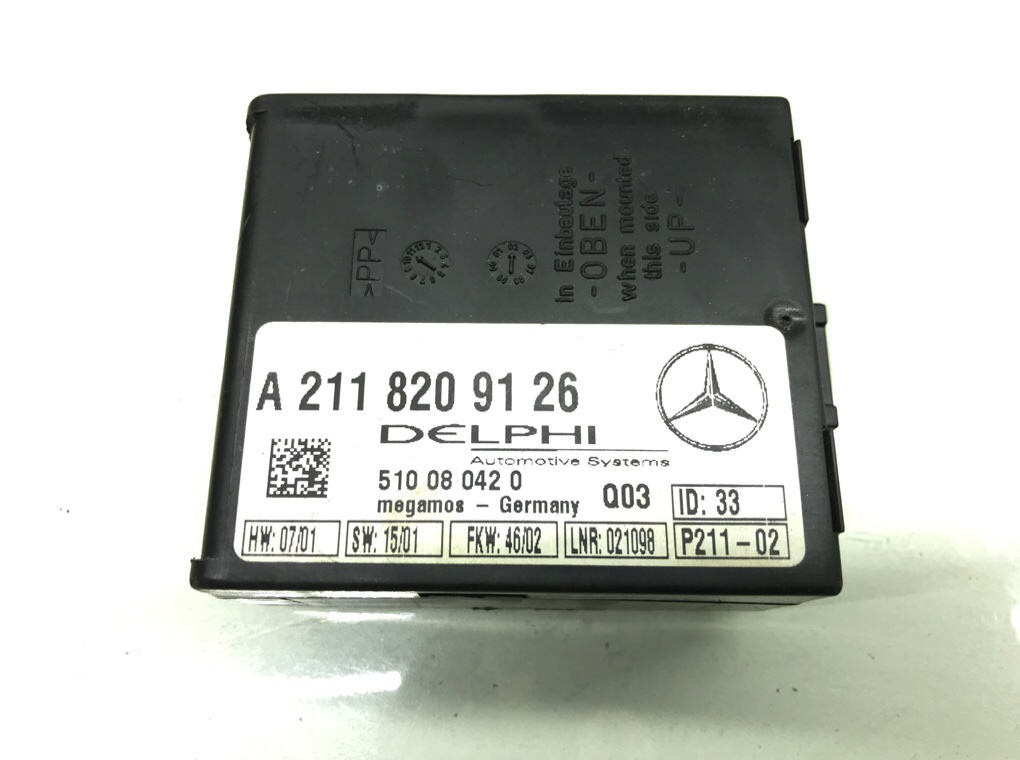 Блок управления сигнализацией для Mercedes C W203, 2003 г. 3.2 i бензин б/у — фото 5