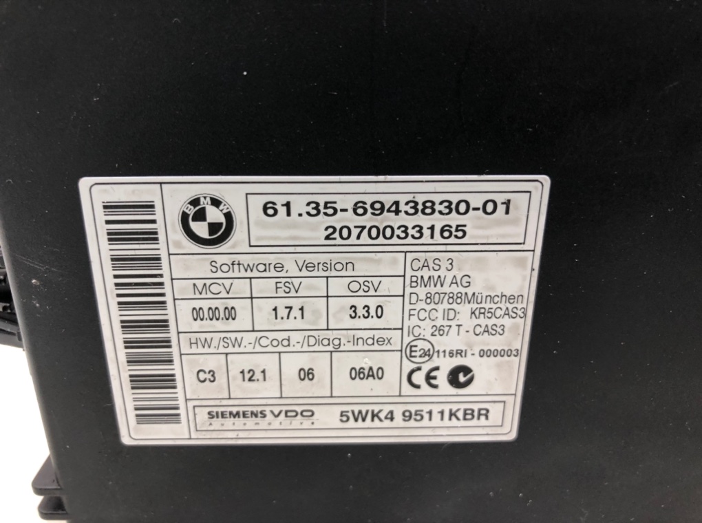 Блок комфорта для BMW 3 E90/E91/E92/E93, 2007 г. 2.0 TD дизель б/у — фото 5