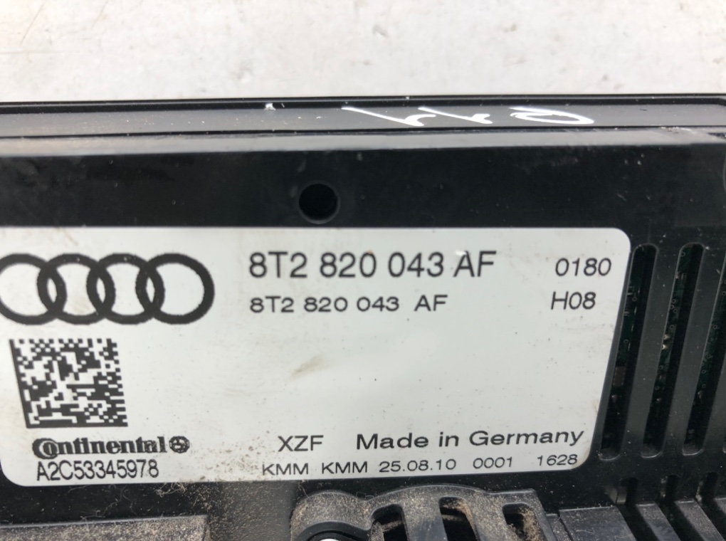 Блок управления печки/климат-контроля для Audi A4, 2010 г. 2.0 TDi дизель б/у — фото 5