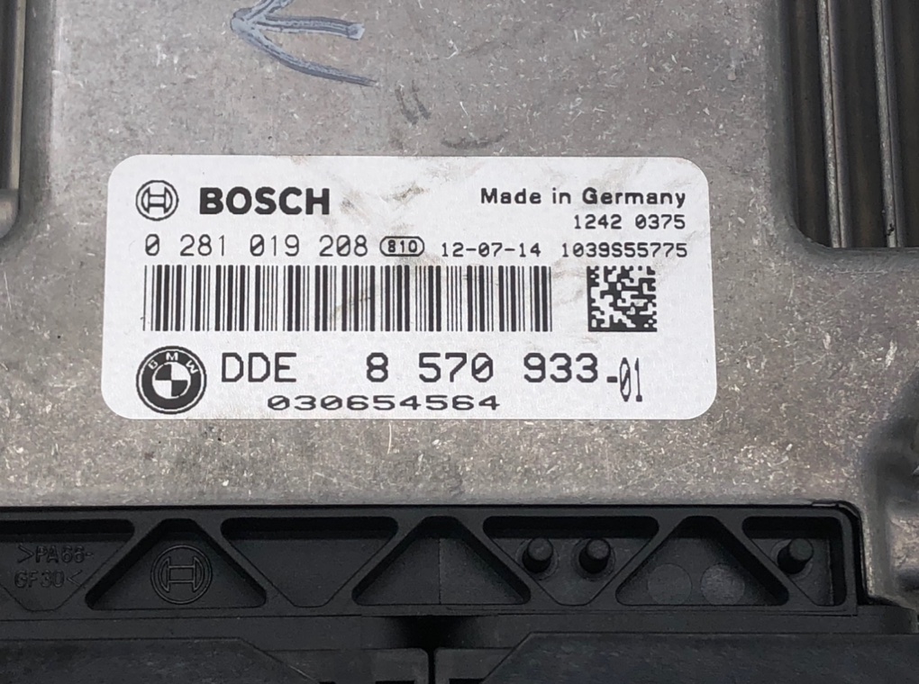 Блок управления двигателем для BMW 1 F20/F21, 2012 г. 2.0 TD дизель б/у — фото 5