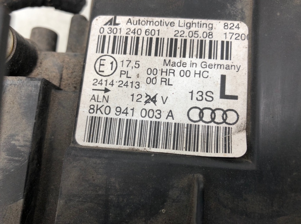 Фара левая для Audi A4, 2008 г. 2.0 TDi дизель б/у — фото 6