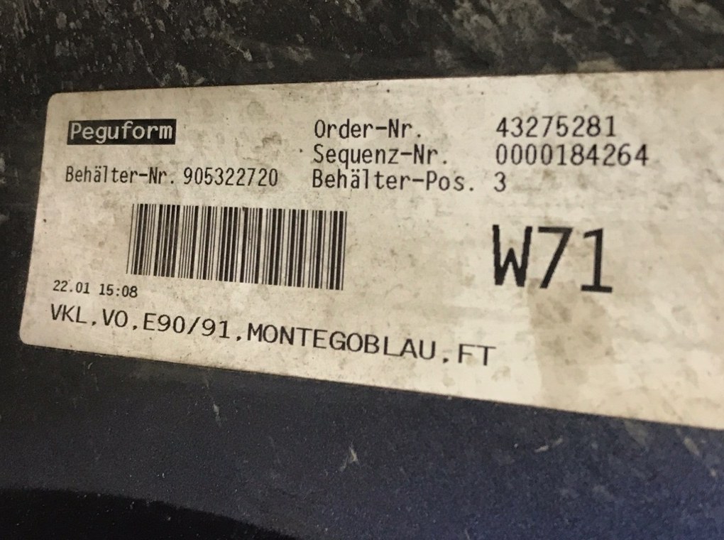 Бампер передний для BMW 3 E90/E91/E92/E93, 2007 г. 2.0 TD дизель б/у — фото 10