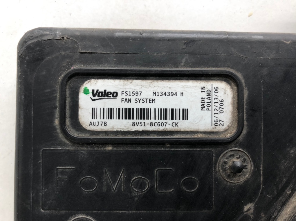 Вентилятор радиатора для Ford Fiesta, 2014 г. 1.5 TDCi дизель б/у — фото 6