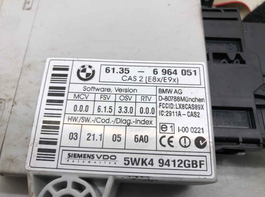 Замок зажигания для BMW 3 E90/E91/E92/E93, 2005 г. 2.0 i бензин б/у — фото 4