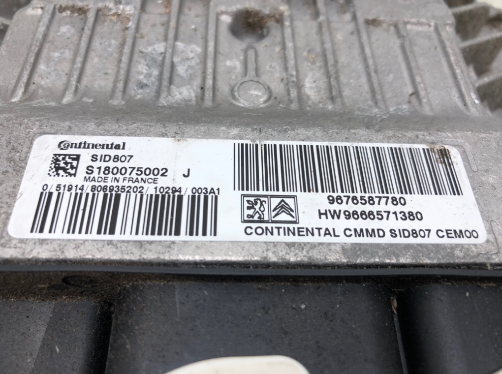 Блок управления двигателем для Peugeot 3008, 2010 г. 1.6 HDi дизель б/у — фото 5