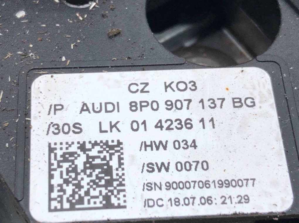 Переключатель подрулевой (стрекоза) для Audi A3, 2006 г. 1.9 TDi дизель б/у — фото 7