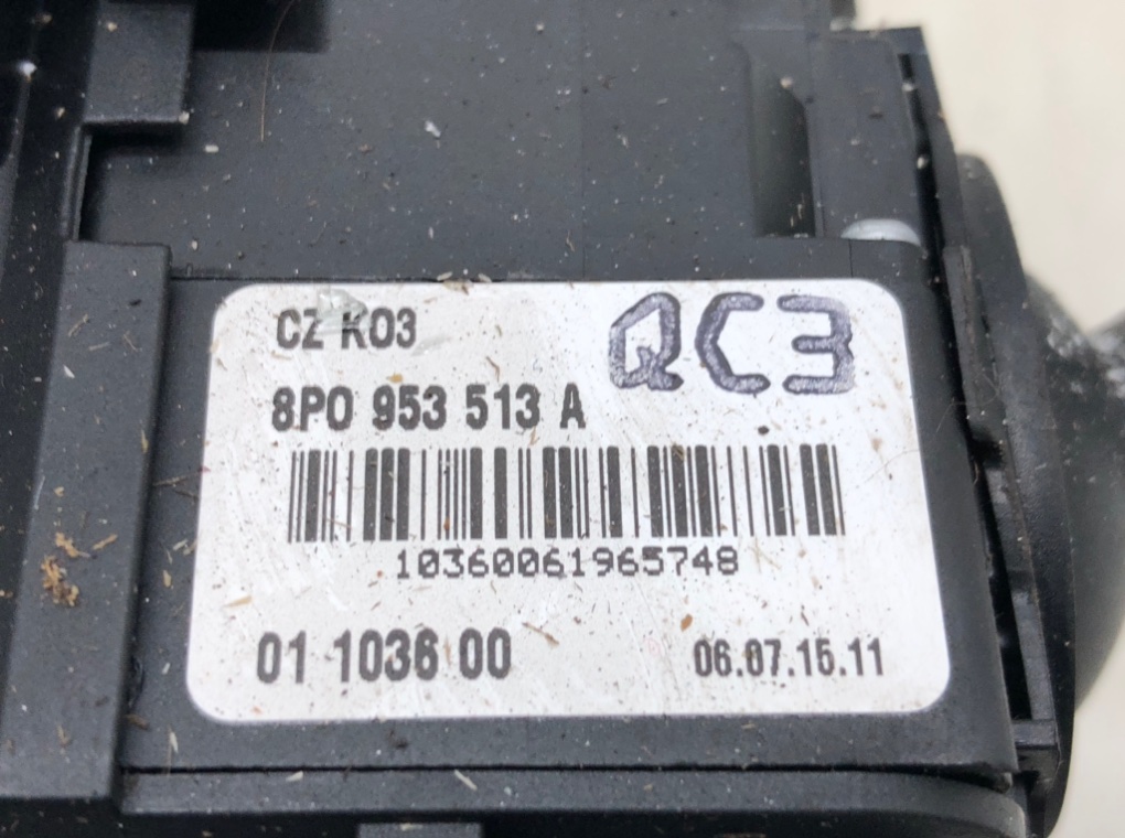 Переключатель подрулевой (стрекоза) для Audi A3, 2006 г. 1.9 TDi дизель б/у — фото 9