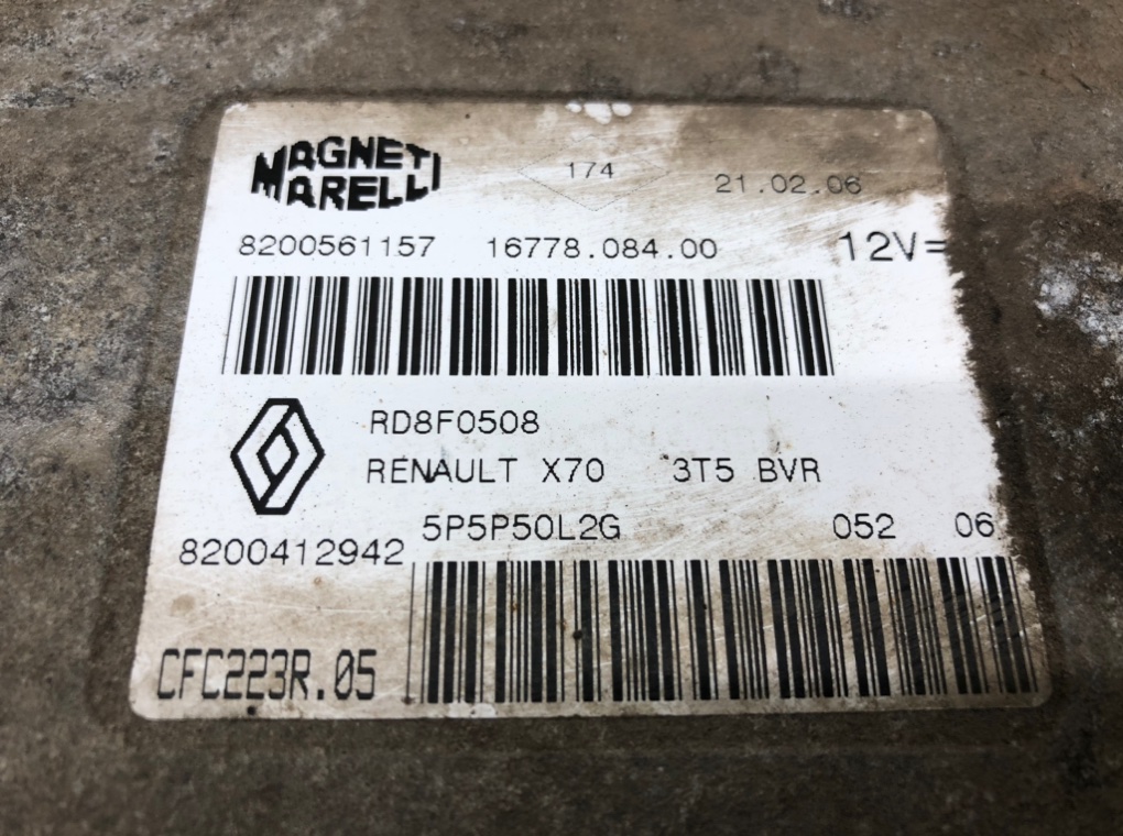 Блок управления АКПП для Renault Master, 2006 г. 2.5 DCi дизель б/у — фото 5