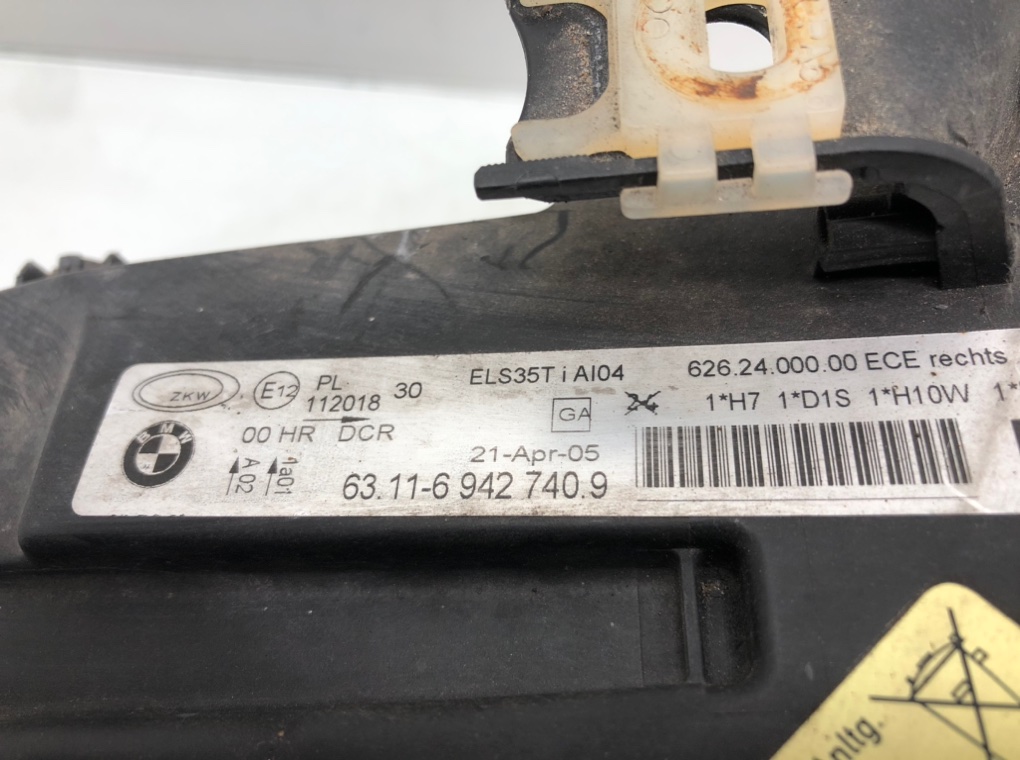 Фара правая для BMW 3 E90/E91/E92/E93, 2005 г. 2.0 i бензин б/у — фото 6