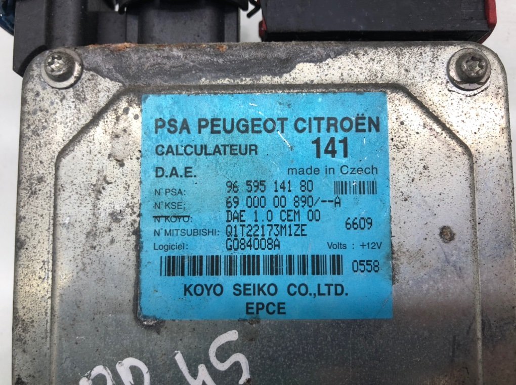 Блок управления электроусилителя руля для Citroen C2, 2006 г. 1.4 HDi дизель б/у — фото 5