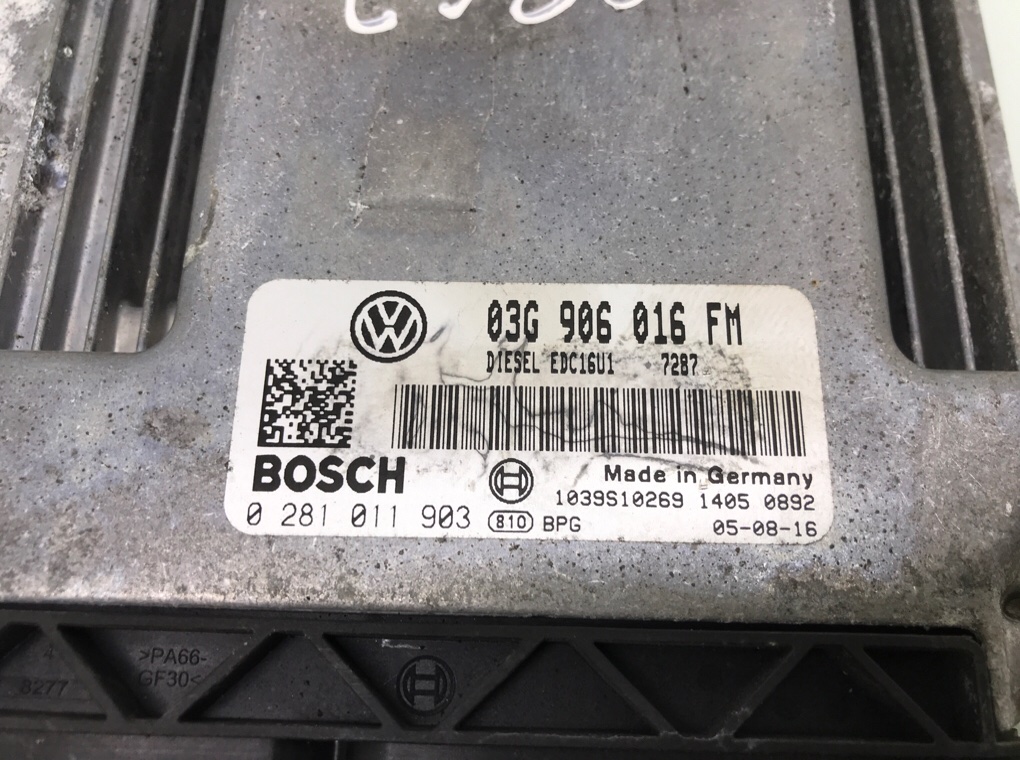 Блок управления двигателем для Volkswagen Golf, 2005 г. 2.0 TDi дизель б/у — фото 5