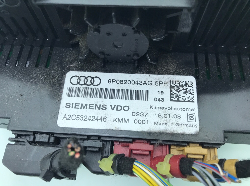 Блок управления печки/климат-контроля для Audi A3, 2008 г. 2.0 TDi дизель б/у — фото 5