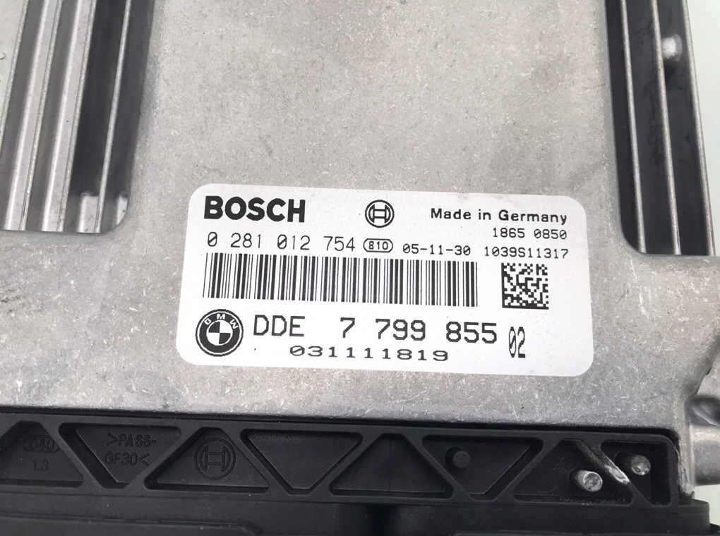 Блок управления двигателем для BMW 3 E90/E91/E92/E93, 2005 г. 2.0 TD дизель б/у — фото 5