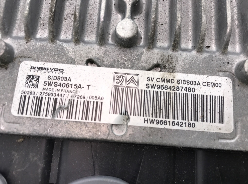 Блок управления двигателем для Citroen C4 Grand Picasso, 2007 г. 2.0 HDi дизель б/у — фото 5