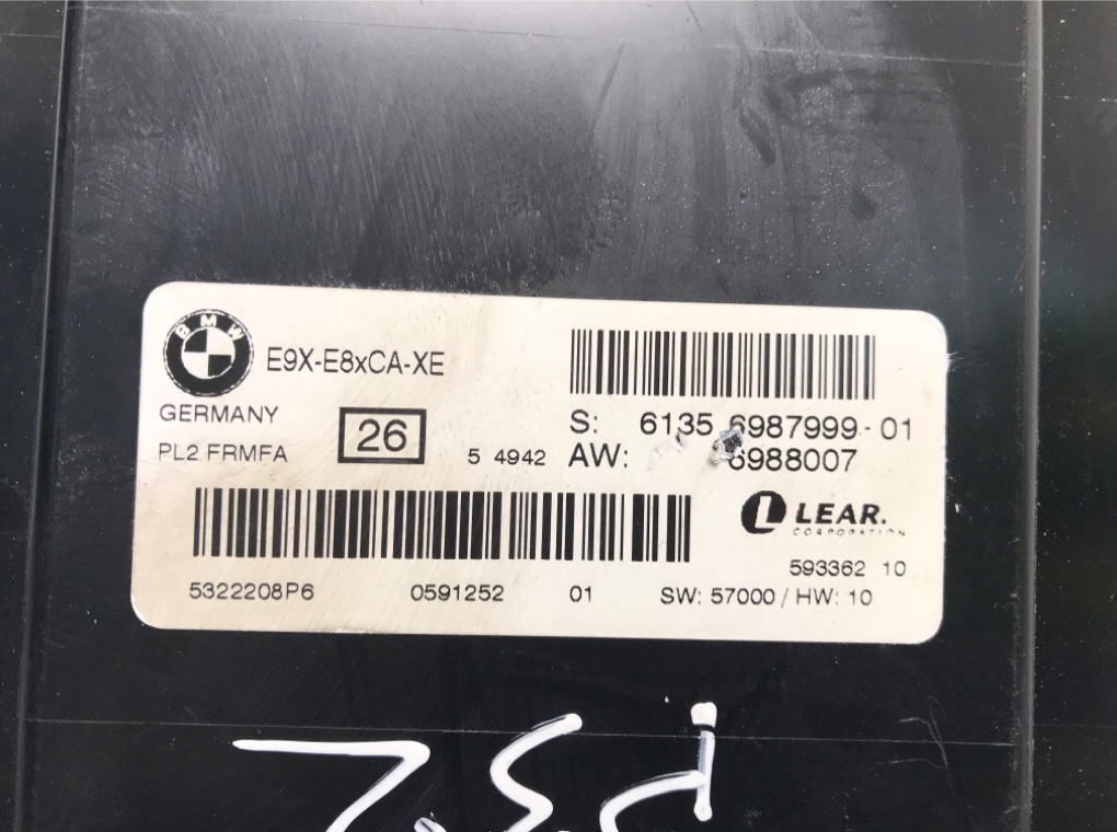 Блок управления светом для BMW 3 E90/E91/E92/E93, 2006 г. 2.0 TD дизель б/у — фото 5