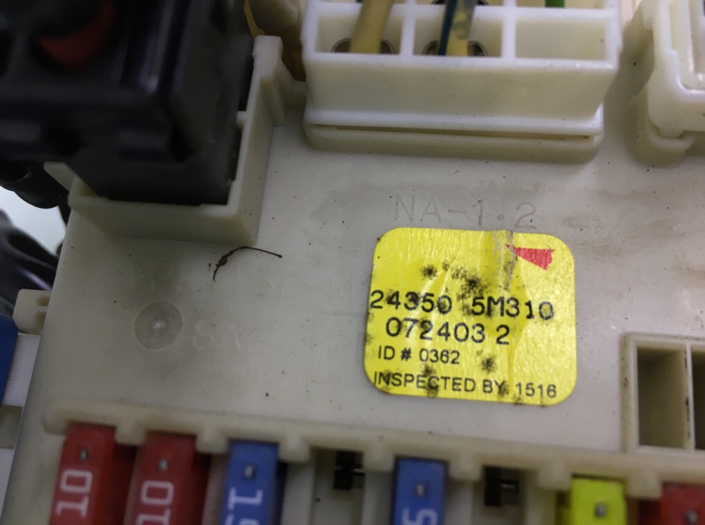 Блок предохранителей для Nissan Almera, 2003 г. 1.5 i бензин б/у — фото 5