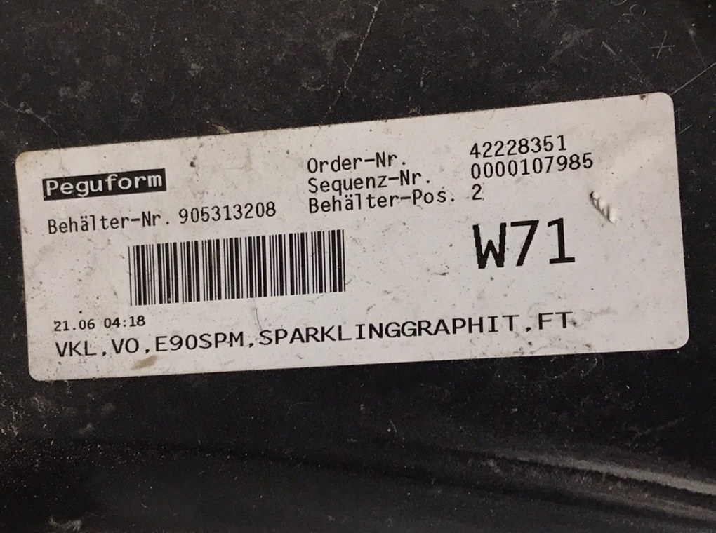 Бампер передний для BMW 3 E90/E91/E92/E93, 2006 г. 2.0 i бензин б/у — фото 12