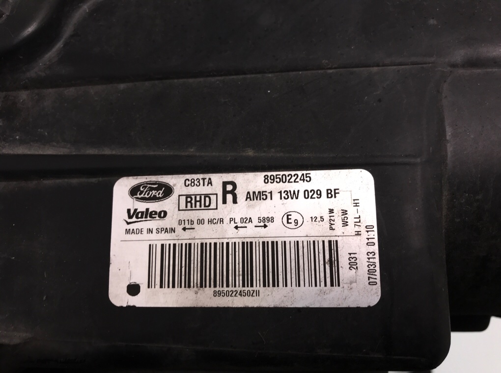 Фара правая для Ford C-Max, 2013 г. 1.0 i бензин б/у — фото 5