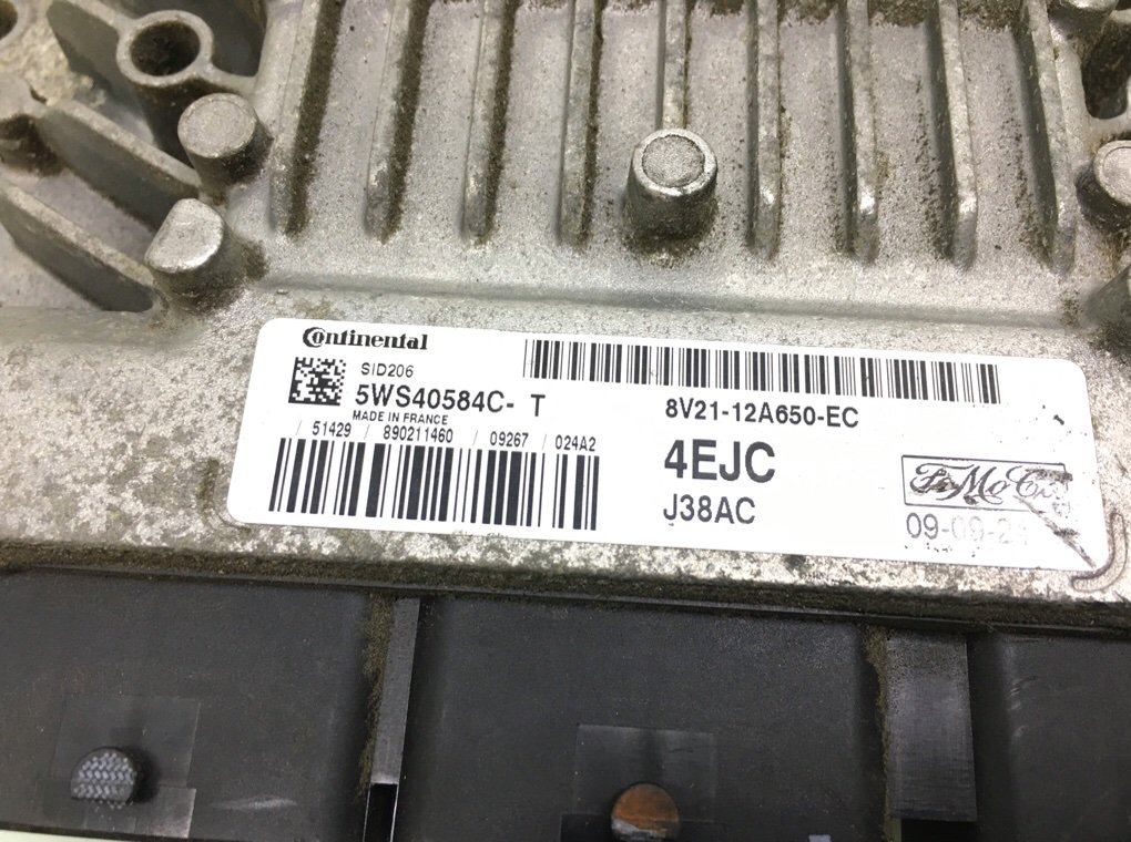 Блок управления двигателем для Ford Fiesta, 2009 г. 1.4 TDCi дизель б/у — фото 6