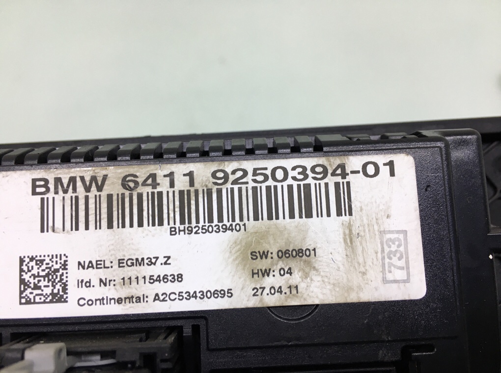 Блок управления печки/климат-контроля для BMW 3 E90/E91/E92/E93, 2011 г. 2.0 TD дизель б/у — фото 5