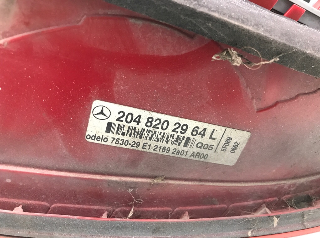 Фонарь задний левый для Mercedes C W204, 2009 г. 3.0 CDI дизель б/у — фото 5