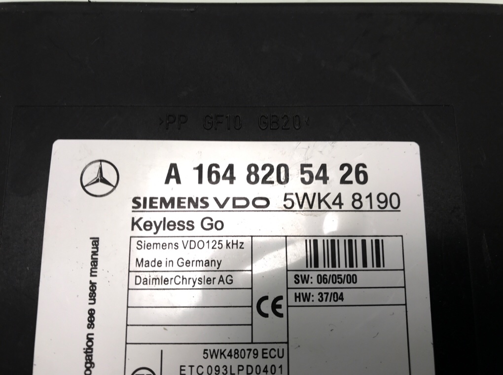Блок комфорта для Mercedes ML W164, 2005 г. 3.0 CDi дизель б/у — фото 5