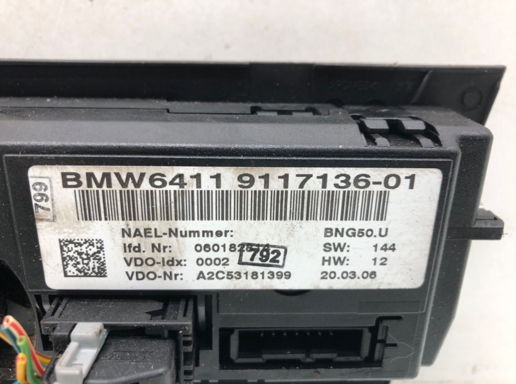 Блок управления печки/климат-контроля для BMW 3 E90/E91/E92/E93, 2006 г. 2.0 i бензин б/у — фото 5