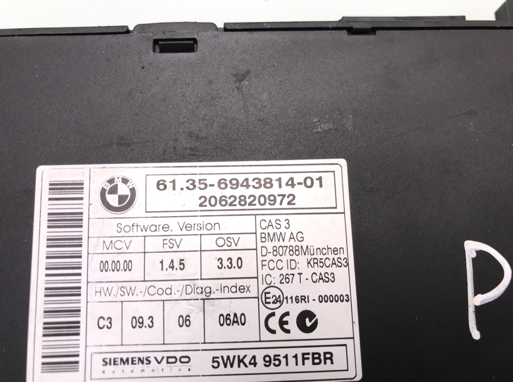 Блок управления центральным замком для BMW 3 E90/E91/E92/E93, 2006 г. 2.5 i бензин б/у — фото 5
