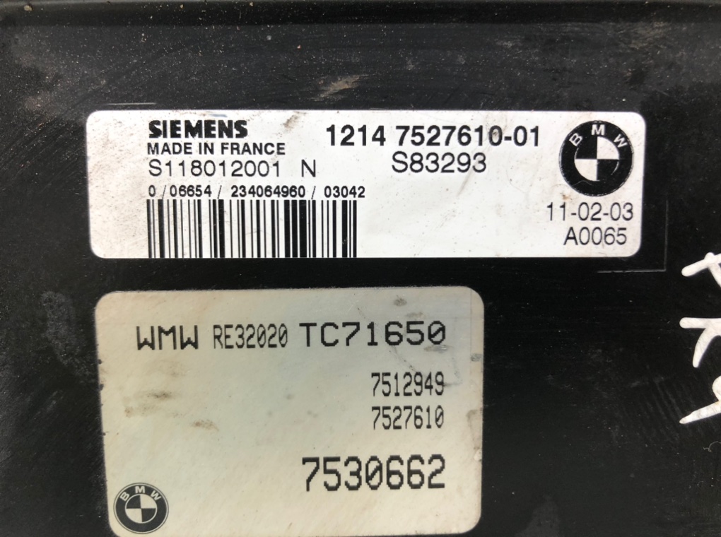 Блок управления двигателем для Mini Cooper, 2003 г. 1.6 Ti бензин б/у — фото 5