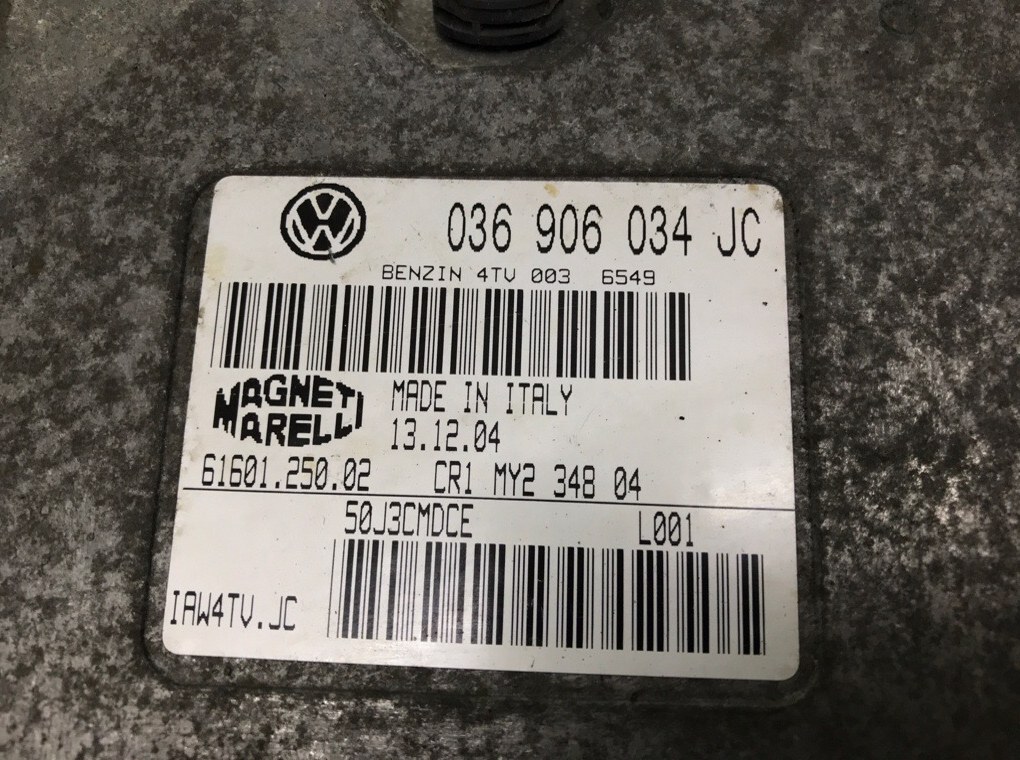 Блок управления двигателем для Volkswagen Polo, 2005 г. 1.4 i бензин б/у — фото 5