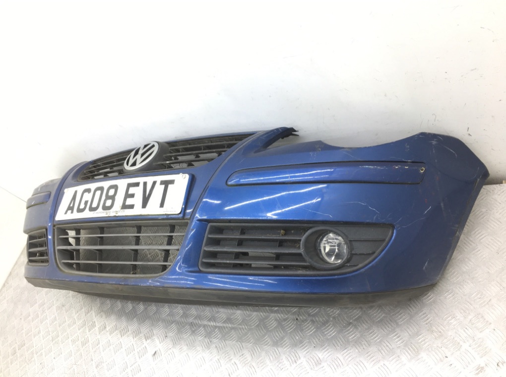 Бампер передний для Volkswagen Polo, 2008 г. 1.2 i бензин б/у — фото 4