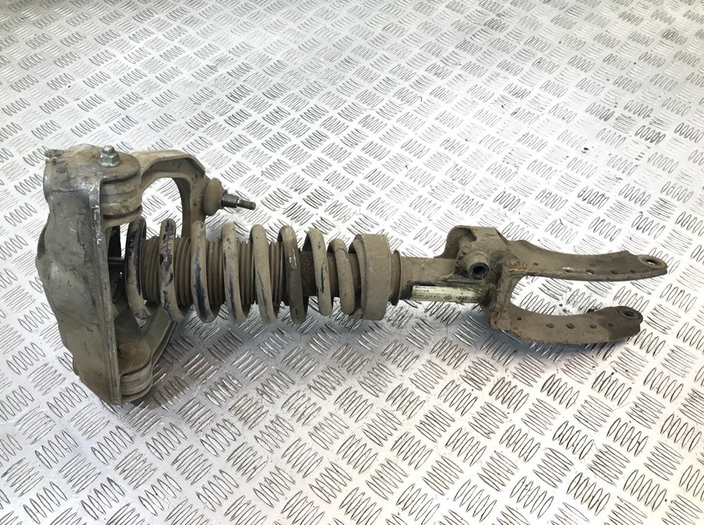 Стойка передняя левая для Volkswagen Touareg, 2006 г. 3.0 TDi дизель б/у — фото 8