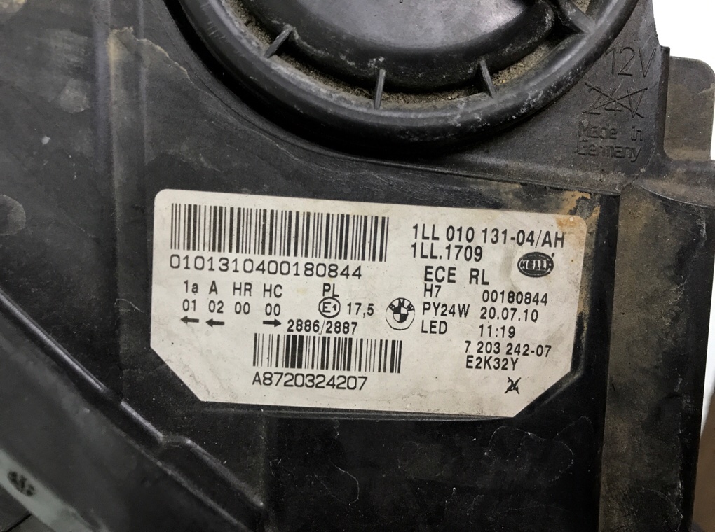 Фара правая для BMW 5 F10/F11/GT F07, 2010 г. 2.0 D дизель б/у — фото 5