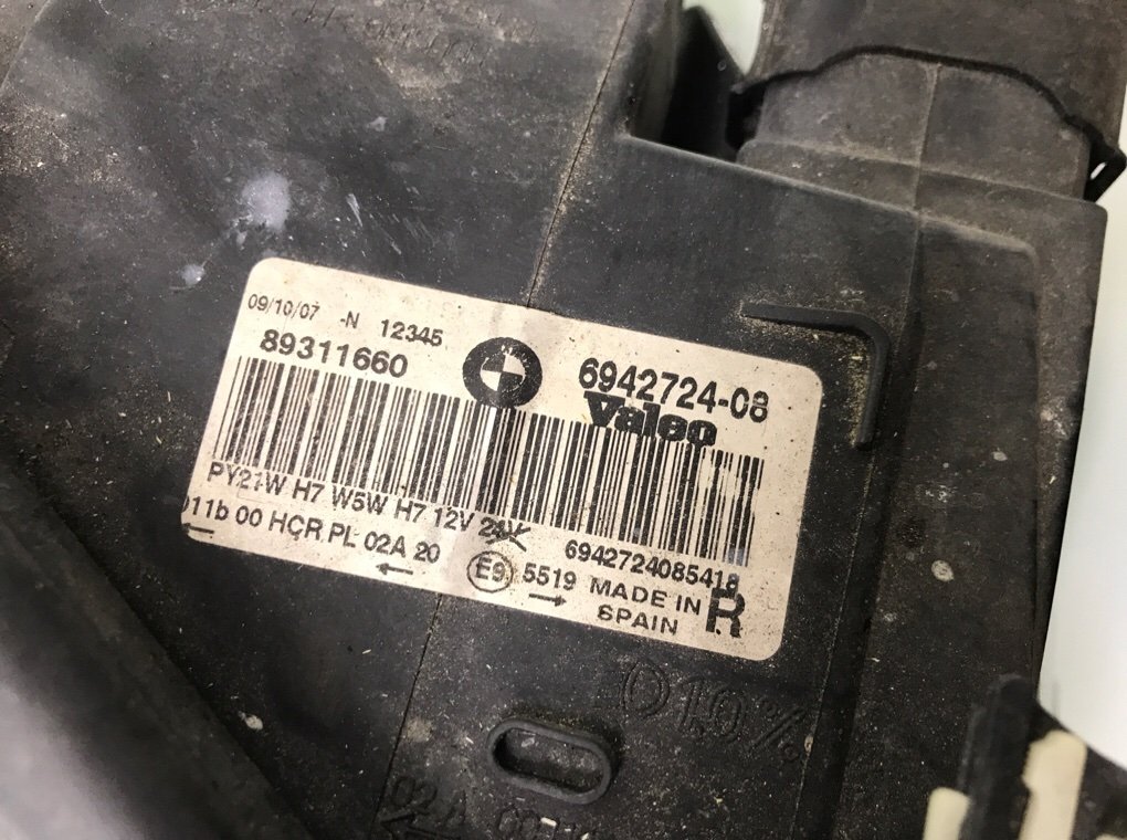 Фара правая для BMW 3 E90/E91/E92/E93, 2007 г. 2.0 i бензин б/у — фото 5