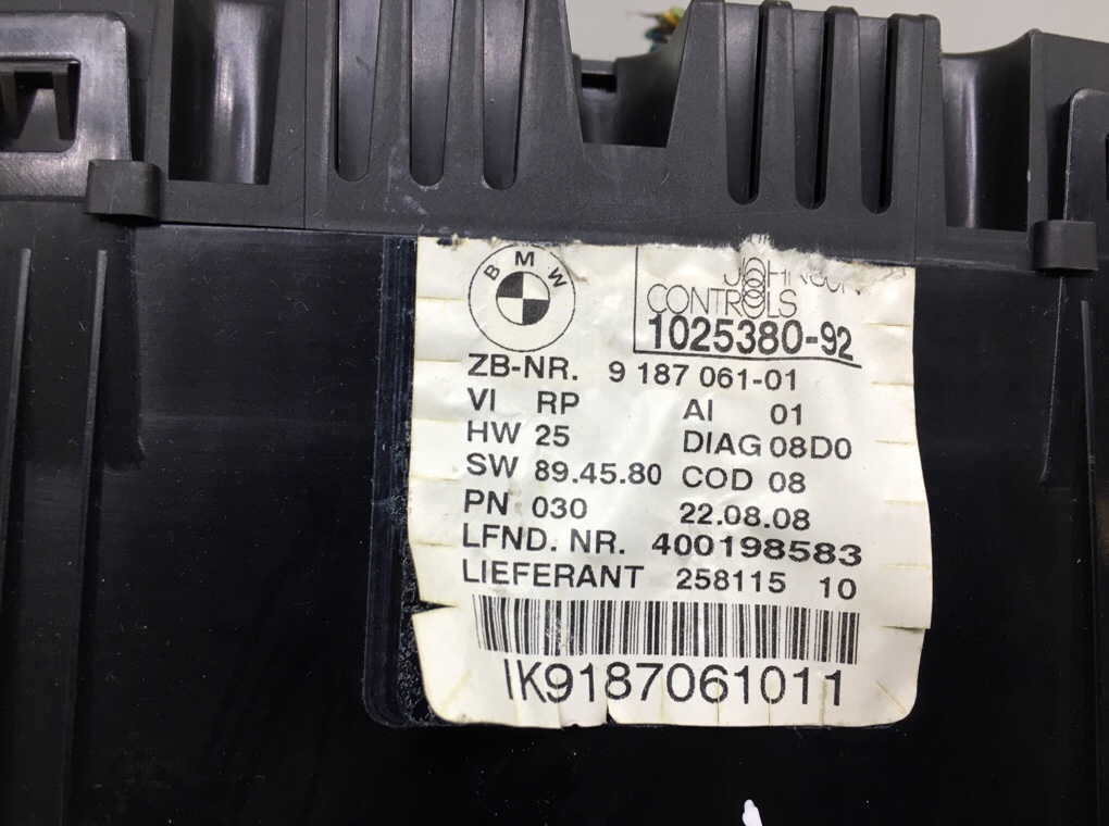 Щиток приборов (приборная панель) для BMW 3 E90/E91/E92/E93, 2008 г. 2.0 TD дизель б/у — фото 5