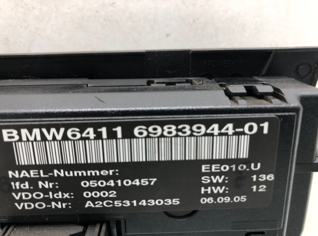Блок управления печки/климат-контроля для BMW 3 E90/E91/E92/E93, 2006 г. 2.0 i бензин б/у — фото 5