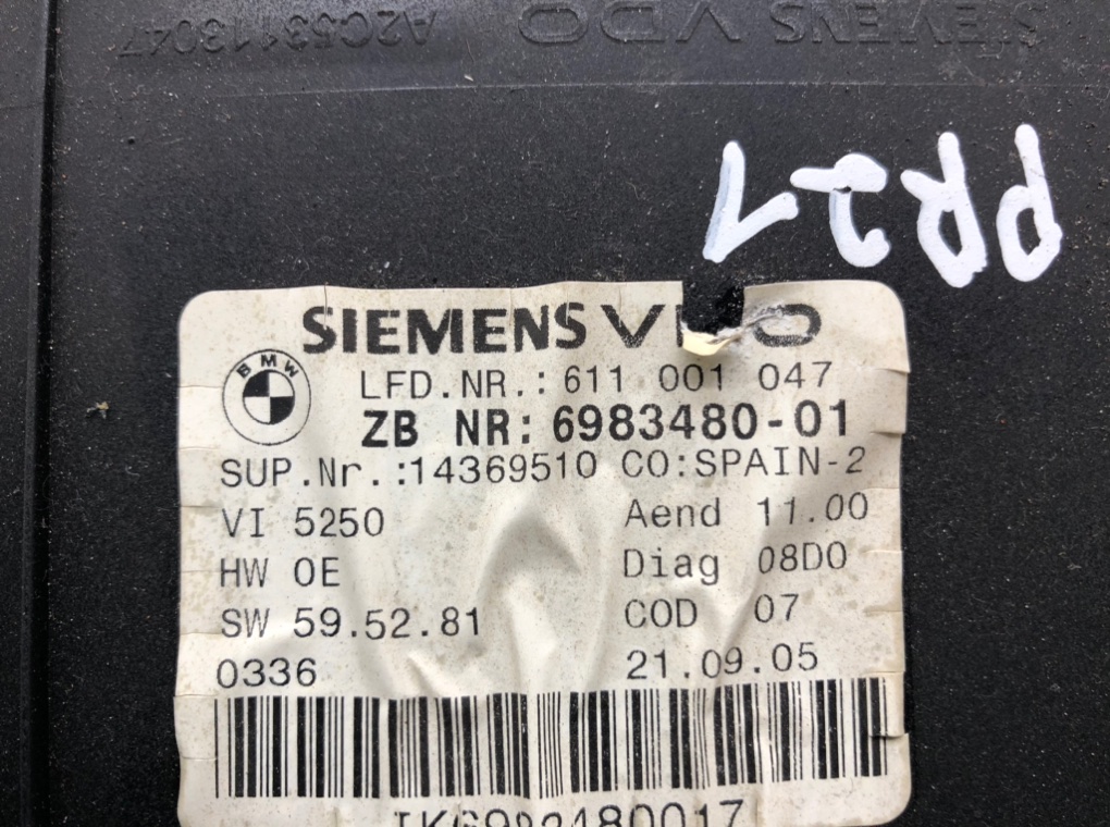 Щиток приборов (приборная панель) для BMW 3 E90/E91/E92/E93, 2006 г. 2.0 i бензин б/у — фото 5